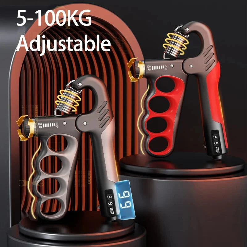 Pince Poignet Avant-Bras Réglable 5-100 kg – Hand Gripper Pro Musculation & Récupération