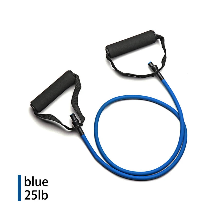 Bandes Élastiques de Résistance 5 Niveaux avec Poignées – Set Pull Rope Fitness pour Musculation, Yoga & Rééducation Maison