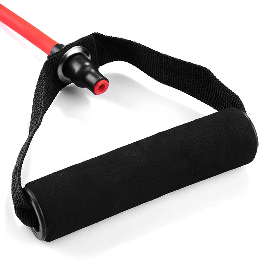Bandes Élastiques de Résistance 5 Niveaux avec Poignées – Set Pull Rope Fitness pour Musculation, Yoga & Rééducation Maison