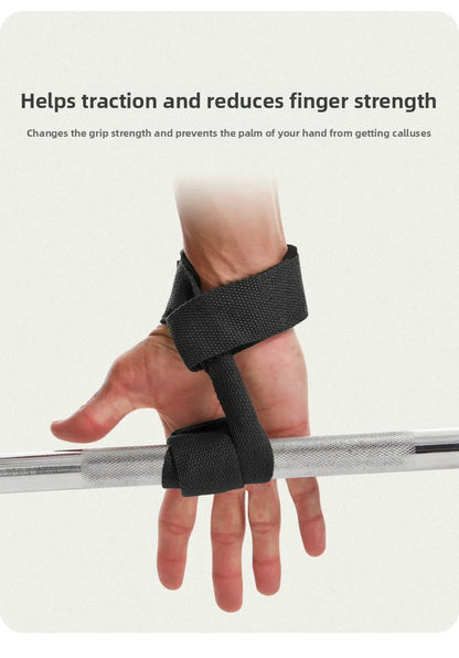 Sangles Haltérophilie Ajustables Antidérapantes – Wrist Straps pour Deadlift, Rowing, Pull-ups – Support Poignet Renforcé Gym Fitness