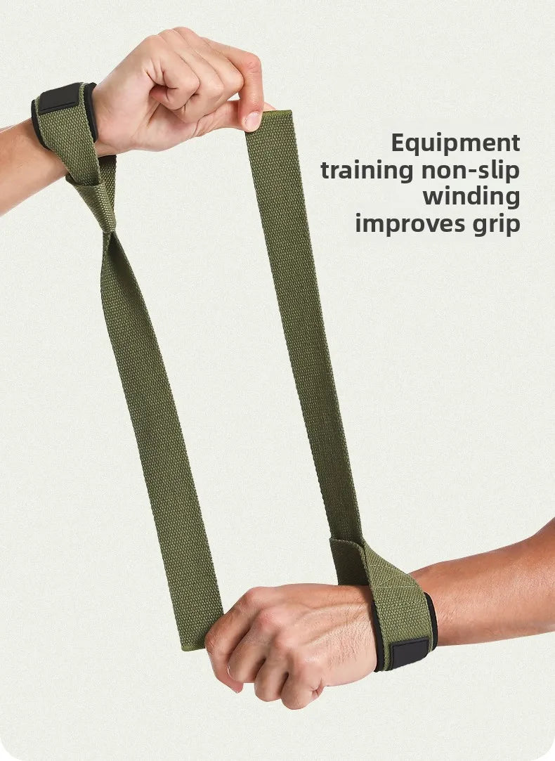 Sangles Haltérophilie Ajustables Antidérapantes – Wrist Straps pour Deadlift, Rowing, Pull-ups – Support Poignet Renforcé Gym Fitness