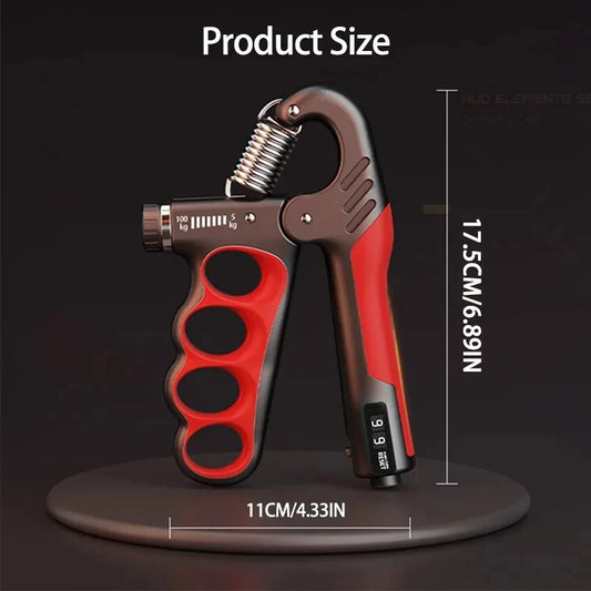 Pince Poignet Avant-Bras Réglable 5-100 kg – Hand Gripper Pro Musculation & Récupération
