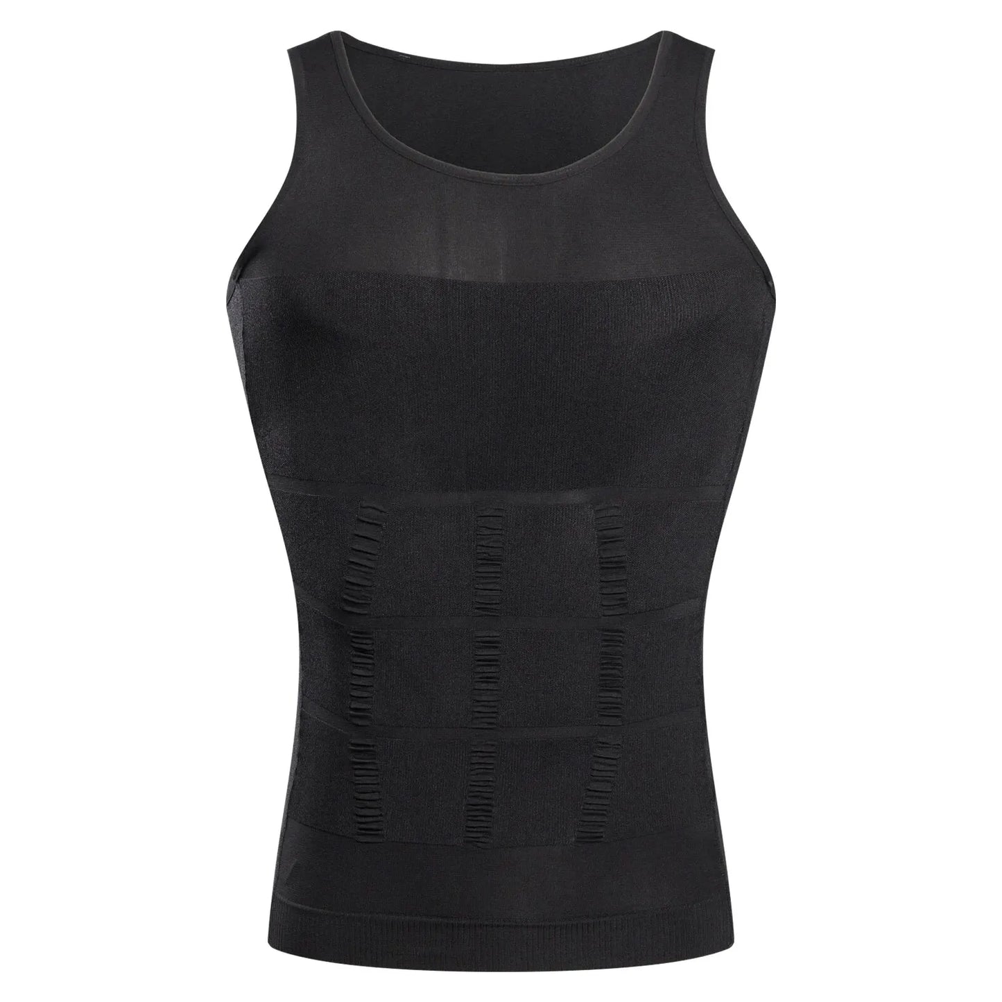 Compression Homme Sans Manches – Body Shaper Slimming, Contrôle Ventre & Poitrine, Undershirt Amincissant Waist Trainer – Perte de Poids & Posture