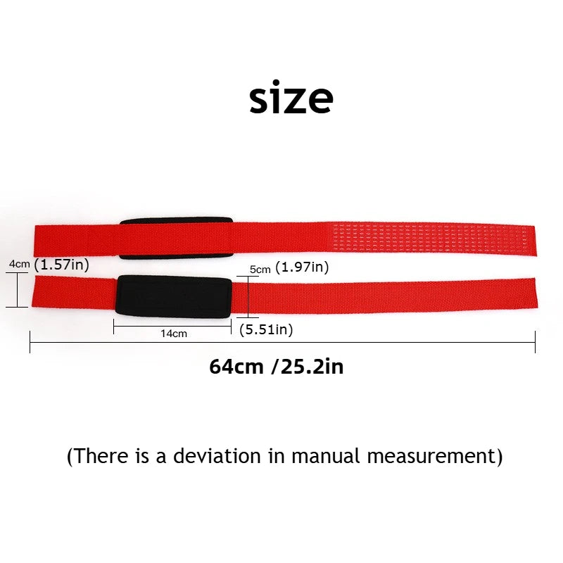 Sangles Haltérophilie Ajustables Antidérapantes – Wrist Straps pour Deadlift, Rowing, Pull-ups – Support Poignet Renforcé Gym Fitness