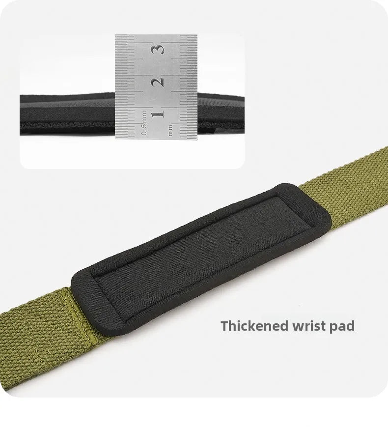 Sangles Haltérophilie Ajustables Antidérapantes – Wrist Straps pour Deadlift, Rowing, Pull-ups – Support Poignet Renforcé Gym Fitness