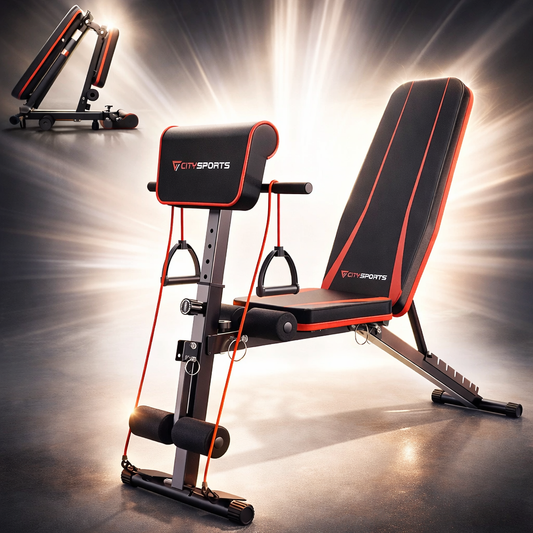 Banc de Musculation Ajustable CitySports Pro – Pliant Multifonction 7 Positions pour Entraînement Complet Corps Entier